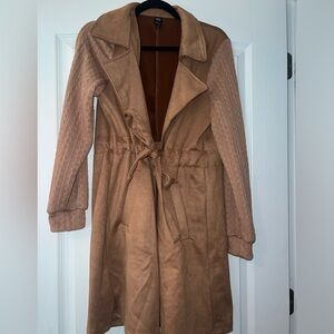 Trench Cost Style Sweater Jacket